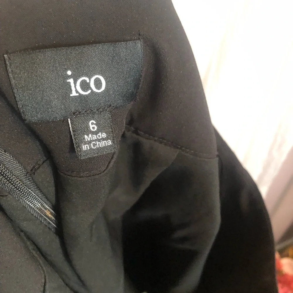 ICO UNIFORMS lot 3 size 6 black slimming lined pencil skirts office work wear